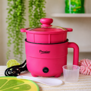 🔴 Prestige 2.0L Non-Stick Cooking Pot – Red Color