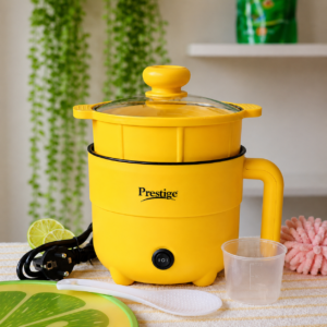 🟡 Prestige 2.0L Non-Stick Cooking Pot – Yellow Color